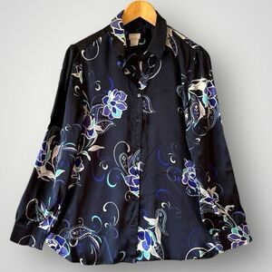 5 for $45 Chicos Top Blouse Shirt Size 8-10 Blue